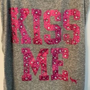 Victoria’s Secret PINK “Kiss Me” bling tank